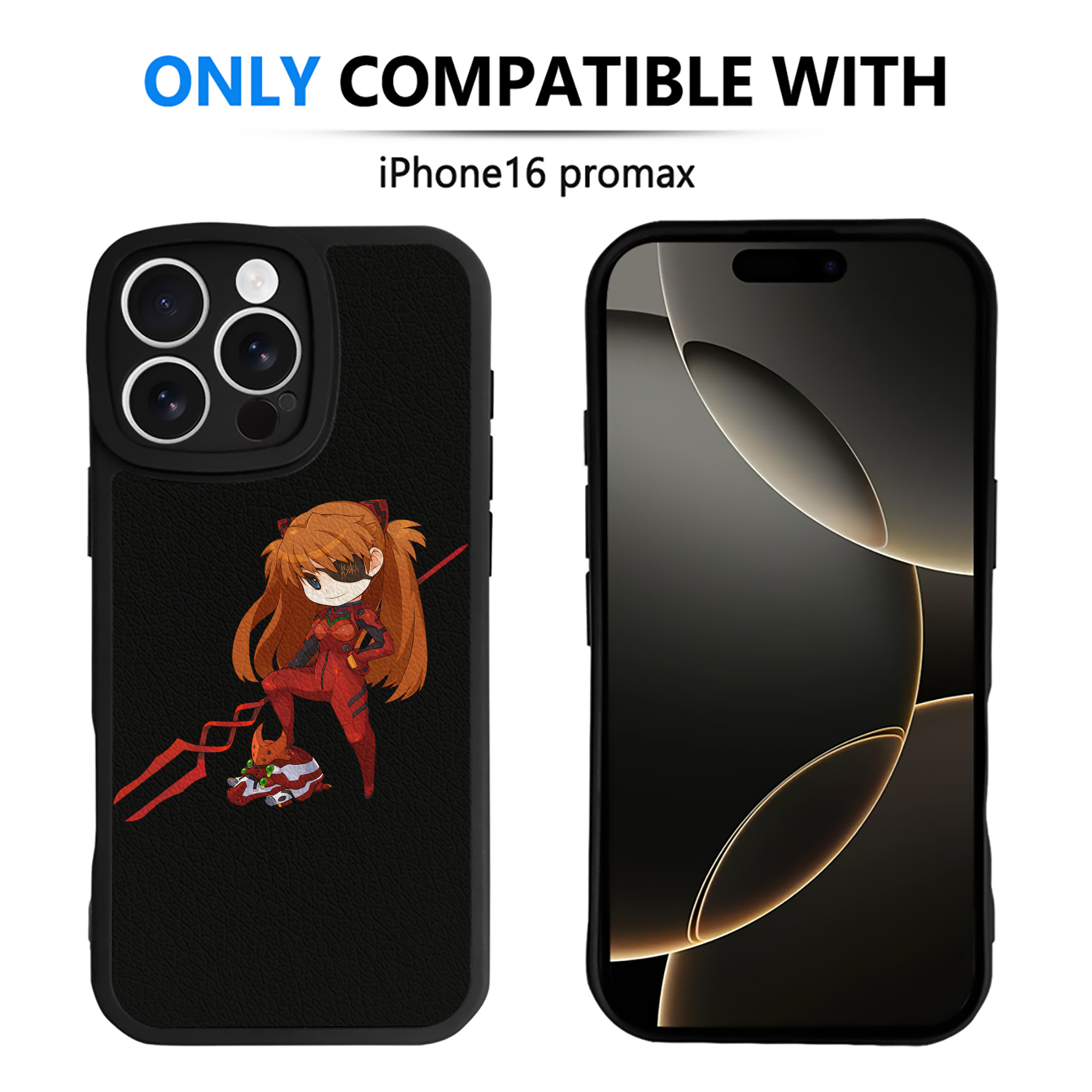 （画像用） EVA 新世紀エヴァンゲリオン 【iPhone 16シリーズ対応】シリコンスマホケース（レザー調） 材質：シリコン